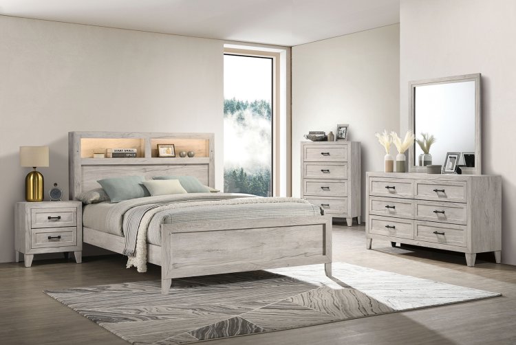 (image for) Mysen White Qn. 5Pc W/2Ns
