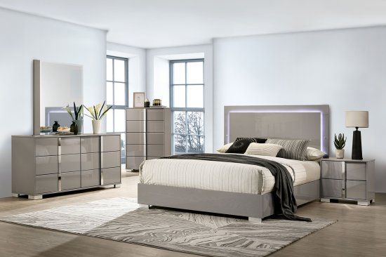 (image for) Sinistra Light Taupe Qn. 5Pc W/2Ns