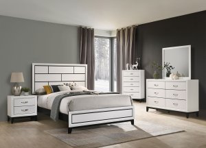 (image for) Errico White Qn. 5Pc W/2Ns