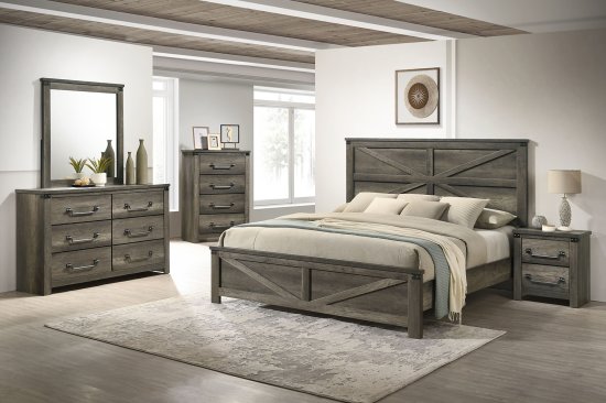 (image for) Britonale Grey Qn. 5Pc W/2Ns