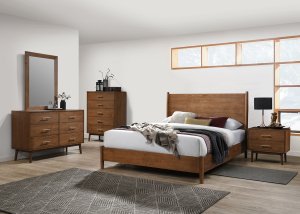 (image for) Tromso Walnut Qn. 5Pc W/2Ns