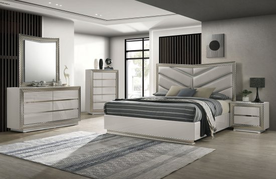(image for) Ventnor Grey Qn. 5Pc W/2Ns