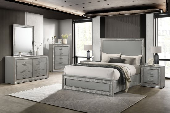 (image for) Cassiopeia Grey Qn. 5Pc W/2Ns