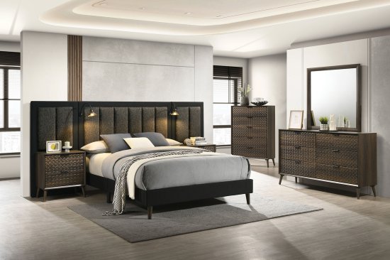 (image for) Chalfont Dark Brown Qn. Wp W/5Pc