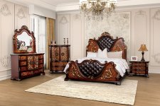 (image for) Aquilina Walnut Cherry Qn. 5Pc W/Chest