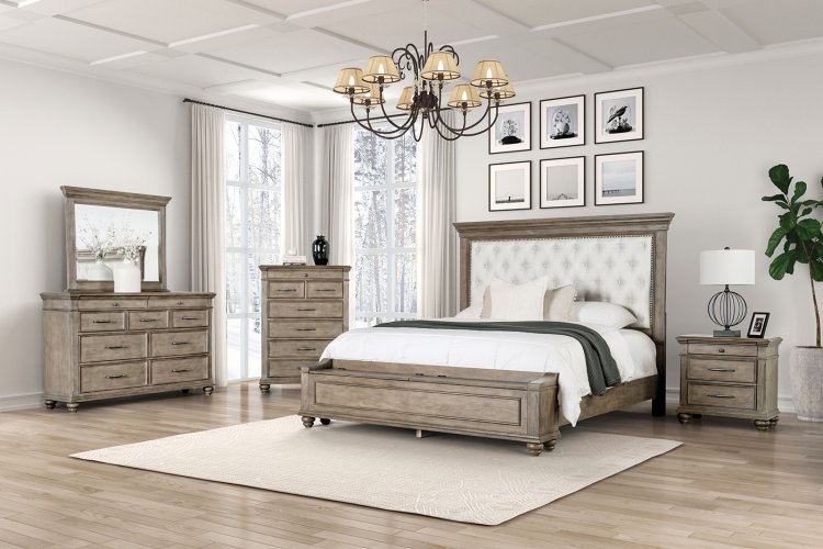 (image for) Philomath Brown Qn. 5Pc W/Chest