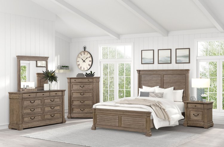 (image for) Sheringham Brown Qn. 5Pc W/2Ns