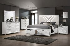 (image for) Emmeline White Qn. 5Pc W/Chest