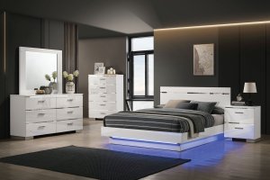(image for) Erlach White Qn. 5Pc W/2Ns