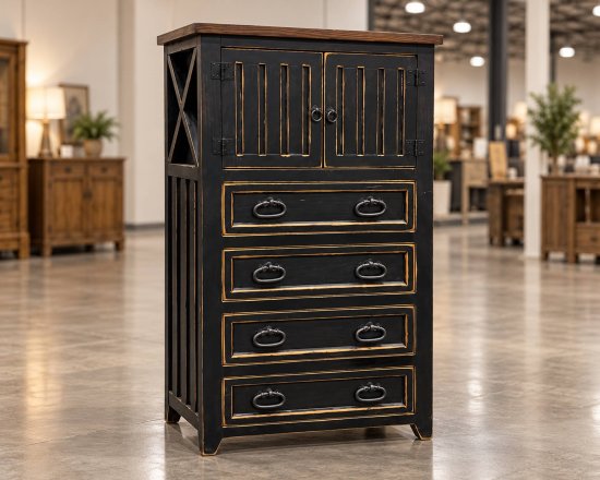 (image for) Las Cruces Chest Black Walnut 3 in Stock
