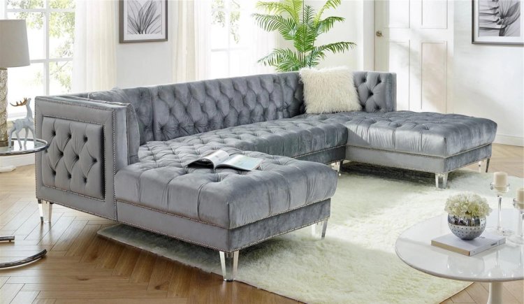 (image for) 97044 Prada - Grey Sectional