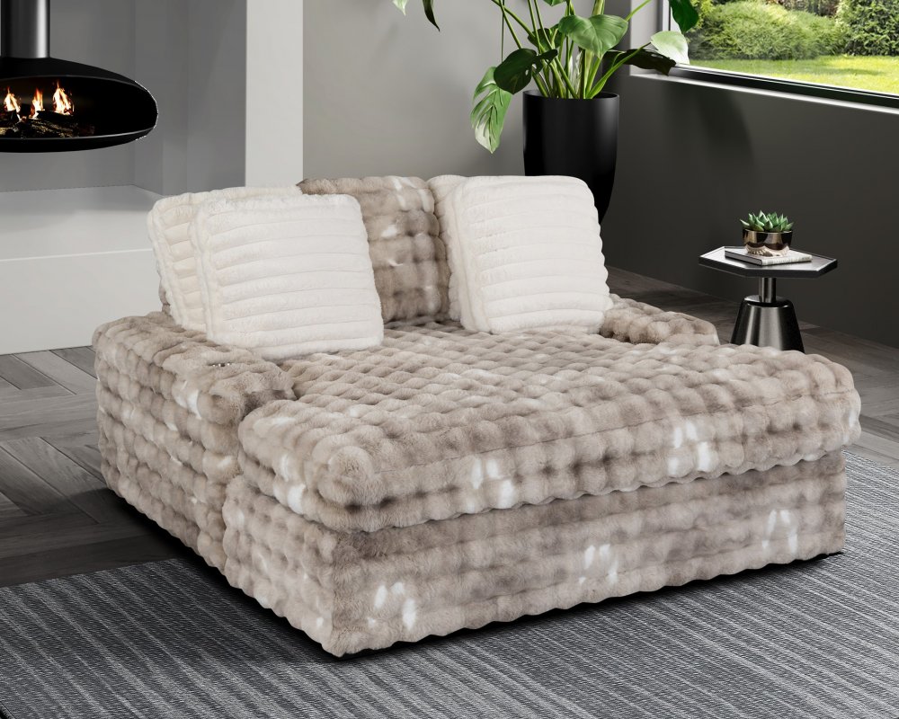 U8292 Marble Grey Chaise Lounge - Click Image to Close